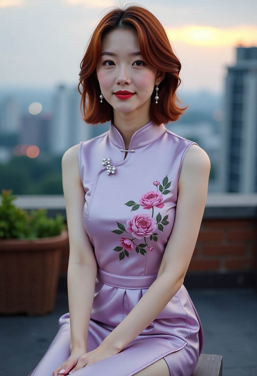 初秋清晨的相拥